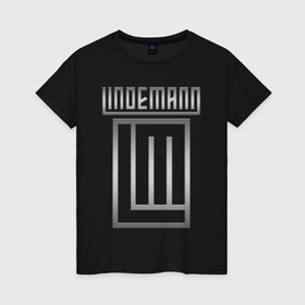 Женская футболка хлопок с принтом LINDEMANN , 100% хлопок | прямой крой, круглый вырез горловины, длина до линии бедер, слегка спущенное плечо | lindemann | lm | rock | кристиан лоренц | линдеманн | лм | музыка | рок | тилль линдеманн