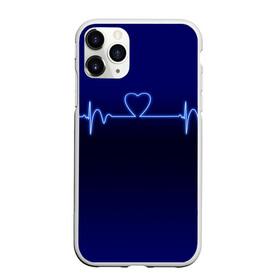 Чехол для iPhone 11 Pro матовый с принтом Кардиограмма про любовь , Силикон |  | Тематика изображения на принте: 14 февраля | 8 марта | валентинов день | влюблен | влюбленность | влюбленные | вместе навсегда | девичник | девушке | день вл | для жены | здоровье | кардиограмма | любимая | любимый | люблю