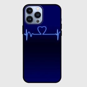 Чехол для iPhone 13 Pro Max с принтом Кардиограмма про любовь ,  |  | Тематика изображения на принте: 14 февраля | 8 марта | валентинов день | влюблен | влюбленность | влюбленные | вместе навсегда | девичник | девушке | день вл | для жены | здоровье | кардиограмма | любимая | любимый | люблю