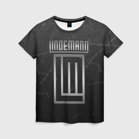 Женская футболка 3D с принтом LINDEMANN , 100% полиэфир ( синтетическое хлопкоподобное полотно) | прямой крой, круглый вырез горловины, длина до линии бедер | lindemann | lm | rock | кристиан лоренц | линдеманн | лм | музыка | рок | тилль линдеманн