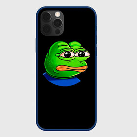 Чехол для iPhone 12 Pro с принтом Frog , силикон | область печати: задняя сторона чехла, без боковых панелей | Тематика изображения на принте: animal | frog | head | meme | голова | животные | лягушка | мем | прикол | юмор