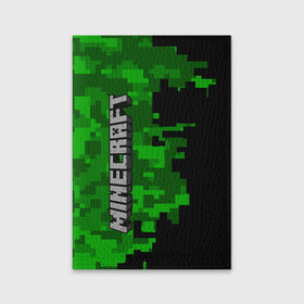 Обложка для паспорта матовая кожа с принтом MINECRAFT , натуральная матовая кожа | размер 19,3 х 13,7 см; прозрачные пластиковые крепления | Тематика изображения на принте: block | creeper | cube | minecraft | pixel | блок | геометрия | крафт | крипер | кубики | майнкрафт | пиксели