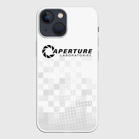 Чехол для iPhone 13 mini с принтом PORTAL ,  |  | aperture laboratories | glados | portal | portal 2 | valve | гладос | портал | портал 2 | челл