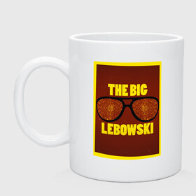 Кружка керамическая с принтом The Big Lebowski , керамика | объем — 330 мл, диаметр — 80 мм. Принт наносится на бока кружки, можно сделать два разных изображения | the big lebowski | большой лебовски | кино | персонаж | чувак