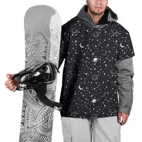 Накидка на куртку 3D с принтом Космос , 100% полиэстер |  | nasa | галактика | звезды | инопланетяне | космос | месяц | нло | планеты | созвездие