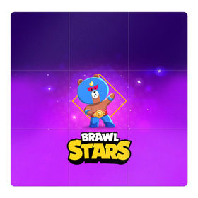 Магнитный плакат 3Х3 с принтом Brawl Stars. El Brown , Полимерный материал с магнитным слоем | 9 деталей размером 9*9 см | Тематика изображения на принте: bo | brawl | brock | bull | colt | dynamike | elprimo | jessie | leon | moba | nita | shelly | stars | бо | брок | булл | джесси | динамайк | кольт | леон | нита | шелли | эльпримо