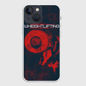 Чехол для iPhone 13 mini с принтом Тяжелая атлетика ,  |  | lifting | wheight lifting | wheightlifting | тяжелая атлетика | штанга | штангист