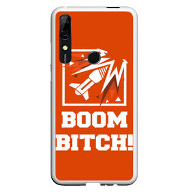 Чехол для Honor P Smart Z с принтом Boom Bitch! , Силикон | Область печати: задняя сторона чехла, без боковых панелей | Тематика изображения на принте: ace | diamond | epic | fails | funny | gameplay | mozzie | pro league | pvp | r6 | r6s | random | update | герой | дым | огонь | осада | пламя | радуга | снайпер | сражения | туман | шутер