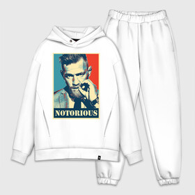 Мужской костюм хлопок OVERSIZE с принтом Notorious ,  |  | mcgregor | notorious | боец | единоборства | конор макгрегор | макгрегор | печально известный | спорт