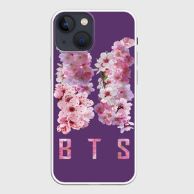 Чехол для iPhone 13 mini с принтом BTS ,  |  | bangtan | bighit | boy | fake love | j hope | jimin | jin | jungkook | korea | kpop | live | luv | mic drop | rm | suga | v | with | бтс | кей | поп