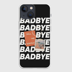 Чехол для iPhone 13 mini с принтом Badbye ,  |  | bangtan | bighit | boy | fake love | j hope | jimin | jin | jungkook | korea | kpop | live | luv | mic drop | rm | suga | v | with | бтс | кей | поп
