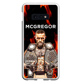 Чехол для Samsung S10E с принтом CONOR McGREGOR , Силикон | Область печати: задняя сторона чехла, без боковых панелей | Тематика изображения на принте: conor | conor mcgregor | ufs | бокс | дональд серроне | ирландский боец | конор | конор макгрегор | конор макгрегор vs дональд серроне | макгрегор | профессиональный бокс | смешанные бои