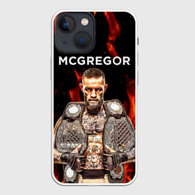 Чехол для iPhone 13 mini с принтом CONOR McGREGOR. ,  |  | conor | conor mcgregor | ufs | бокс | дональд серроне | ирландский боец | конор | конор макгрегор | конор макгрегор vs дональд серроне | макгрегор | профессиональный бокс | смешанные бои