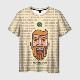 Мужская футболка 3D с принтом MCGREGOR , 100% полиэфир | прямой крой, круглый вырез горловины, длина до линии бедер | conor | macgregor | mcgregor | ufc | конор | макгрегор | серроне макгрегор