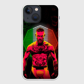 Чехол для iPhone 13 mini с принтом CONOR McGREGOR. ,  |  | conor | conor mcgregor | ssru | ufs | бокс | дональд серроне | ирландский боец | конор | конор макгрегор | конор макгрегор vs дональд серроне | макгрегор | профессиональный бокс | смешанные бои