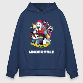 Мужское худи Oversize хлопок с принтом UNDERTALE , френч-терри — 70% хлопок, 30% полиэстер. Мягкий теплый начес внутри —100% хлопок | боковые карманы, эластичные манжеты и нижняя кромка, капюшон на магнитной кнопке | Тематика изображения на принте: asriel dreemurr | chara | frisk | gaster blaster | sans | undertale | азриэль дримурр | андертейл | андрайн | гастер | меттатон | санс | фриск | чара