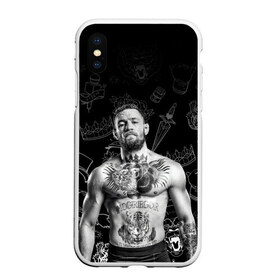 Чехол для iPhone XS Max матовый с принтом CONOR McGREGOR , Силикон | Область печати: задняя сторона чехла, без боковых панелей | conor | conor mcgregor | ssru | ufs | бокс | дональд серроне | ирландский боец | конор | конор макгрегор | конор макгрегор vs дональд серроне | макгрегор | профессиональный бокс | смешанные бои