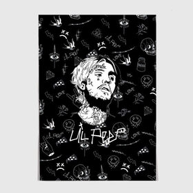 Постер с принтом LIL PEEP , 100% бумага
 | бумага, плотность 150 мг. Матовая, но за счет высокого коэффициента гладкости имеет небольшой блеск и дает на свету блики, но в отличии от глянцевой бумаги не покрыта лаком | lil peep | lil prince | pink | зарубежная музыка | лил пип | маленький принц