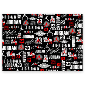 Поздравительная открытка с принтом MICHAEL JORDAN LOGOBOMBING , 100% бумага | плотность бумаги 280 г/м2, матовая, на обратной стороне линовка и место для марки
 | 23 | bulls | chicago bulls | jordan | logo | michael jordan | nba | paris saint germain | psg | red | sport | быки | джордан | лого | майкл джордан | псж | спорт | чикаго буллс