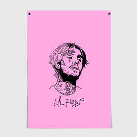 Постер с принтом LIL PEEP , 100% бумага
 | бумага, плотность 150 мг. Матовая, но за счет высокого коэффициента гладкости имеет небольшой блеск и дает на свету блики, но в отличии от глянцевой бумаги не покрыта лаком | lil peep | lil prince | pink | зарубежная музыка | лил пип | маленький принц