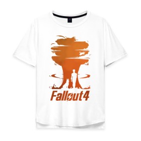 Мужская футболка хлопок Oversize с принтом Fallout 4 , 100% хлопок | свободный крой, круглый ворот, “спинка” длиннее передней части | Тематика изображения на принте: art | dog | drone | explosion | fallout | fallout 4 | game | man | арт | взрыв | дрон | игра | собака | фоллаут | фоллаут 4 | человек