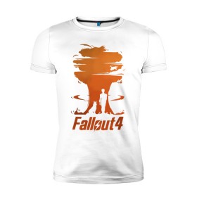Мужская футболка премиум с принтом Fallout 4 , 92% хлопок, 8% лайкра | приталенный силуэт, круглый вырез ворота, длина до линии бедра, короткий рукав | art | dog | drone | explosion | fallout | fallout 4 | game | man | арт | взрыв | дрон | игра | собака | фоллаут | фоллаут 4 | человек