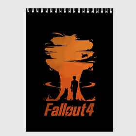 Скетчбук с принтом Fallout 4 , 100% бумага
 | 48 листов, плотность листов — 100 г/м2, плотность картонной обложки — 250 г/м2. Листы скреплены сверху удобной пружинной спиралью | art | dog | drone | explosion | fallout | fallout 4 | game | man | арт | взрыв | дрон | игра | собака | фоллаут | фоллаут 4 | человек