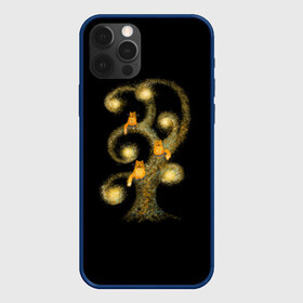 Чехол для iPhone 12 Pro Max с принтом коты на дереве , Силикон |  | дерево | кот | коты | магия