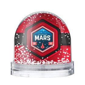 Снежный шар с принтом MARS NASA , Пластик | Изображение внутри шара печатается на глянцевой фотобумаге с двух сторон | mars | nasa | будущее | звезды | космические войны | космонавт | космос | марс | наса | ракета