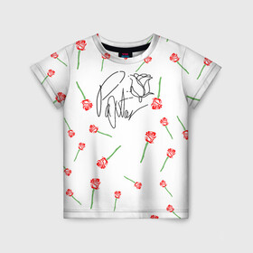 Детская футболка 3D с принтом PAYTON MOORMEIER  , 100% гипоаллергенный полиэфир | прямой крой, круглый вырез горловины, длина до линии бедер, чуть спущенное плечо, ткань немного тянется | Тематика изображения на принте: payton moormeier | tiktok | блогер | пейтон | пейтон моормиер | тикток | тиктокер | ютубер