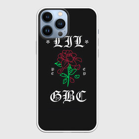 Чехол для iPhone 13 Pro Max с принтом Peep Rose ,  |  | Тематика изображения на принте: gbc | hip hop | lil | logo | peep | rap | rock | rose | знаменитости. эмо | известный | исполнитель | пип | рок | рэп | хип хоп