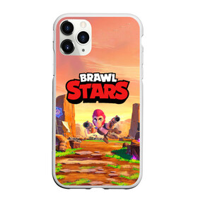 Чехол для iPhone 11 Pro матовый с принтом Brawl Stars Colt , Силикон |  | Тематика изображения на принте: bo | brawl | brock | bull | colt | dynamike | elprimo | jessie | leon | moba | nita | shelly | stars | бо | брок | булл | джесси | динамайк | кольт | леон | нита | шелли | эльпримо