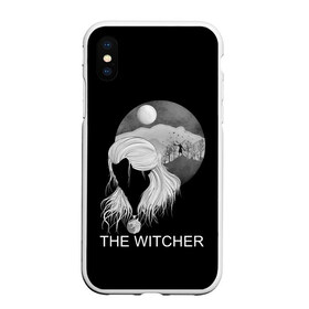 Чехол для iPhone XS Max матовый с принтом The Witcher , Силикон | Область печати: задняя сторона чехла, без боковых панелей | andrzej | cavill | ciri | geralt | henry | netflix | rivia | sapkowski | witcher | анджей | ведьмак | генри | геральт | йеннифэ | кавилл | лютик | ривия | сапковский | цири | цирилла