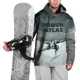 Накидка на куртку 3D с принтом Power of the Atlas , 100% полиэстер |  | atlas | power | powerlifting | sport | strength | weightlifting | атлант | бодибилдинг | качок | пауэрлифтинг | сила | спорт