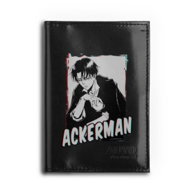 Обложка для автодокументов с принтом Ackerman , натуральная кожа |  размер 19,9*13 см; внутри 4 больших “конверта” для документов и один маленький отдел — туда идеально встанут права | 3 | aot | attack | foxen aot | kyojin | levi | mikasa | season | shingeki | snk | titan | аккерман | ант | аот | арлерт | армин | атака | йегер | микаса | титанов | фоксен | эрен