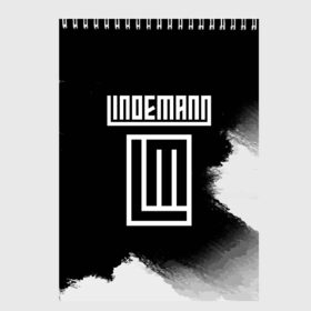 Скетчбук с принтом LINDEMANN , 100% бумага
 | 48 листов, плотность листов — 100 г/м2, плотность картонной обложки — 250 г/м2. Листы скреплены сверху удобной пружинной спиралью | industrial | metal | rammstein | till lindemann | альтернативный рок | германия | кристиан лоренц | музыка | немцы | оливер ридель | пауль ландерс | рихард круспе | рок | тилль линдеманн