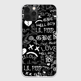 Чехол для iPhone 12 Pro Max с принтом LIL PEEP LOGOBOMBING , Силикон |  | Тематика изображения на принте: lil peep | lil prince | pink | зарубежная музыка | лил пип | маленький принц