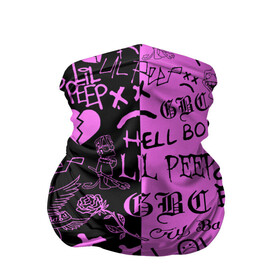 Бандана-труба 3D с принтом LIL PEEP LOGOBOMBING BLACK PINK , 100% полиэстер, ткань с особыми свойствами — Activecool | плотность 150‒180 г/м2; хорошо тянется, но сохраняет форму | lil peep | lil prince | pink | зарубежная музыка | лил пип | маленький принц