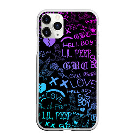 Чехол для iPhone 11 Pro матовый с принтом LIL PEEP LOGOBOMBING , Силикон |  | Тематика изображения на принте: lil peep | lil prince | pink | зарубежная музыка | лил пип | маленький принц