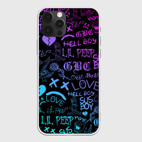 Чехол для iPhone 12 Pro Max с принтом LIL PEEP LOGOBOMBING , Силикон |  | Тематика изображения на принте: lil peep | lil prince | pink | зарубежная музыка | лил пип | маленький принц