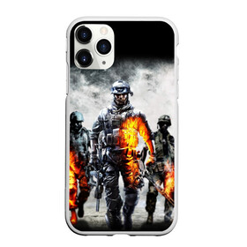 Чехол для iPhone 11 Pro матовый с принтом Battlefield , Силикон |  | battlefield | ea digital illusions ce | special forces | батлфилд | поле боя | шутер