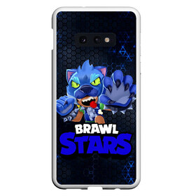 Чехол для Samsung S10E с принтом Brawl Stars Blue Hex , Силикон | Область печати: задняя сторона чехла, без боковых панелей | brawl | brawl st | brawl stars | colt | dynamike | game | hex | leon | logo | mobo | poco | shelly | stars | бравл | динамайк | игра | игры | кольт | леон | лого | мобильные игры | надпись | поко | старс | шелли