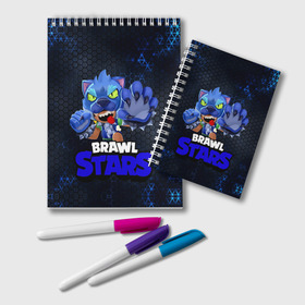 Блокнот с принтом Brawl Stars Blue Hex , 100% бумага | 48 листов, плотность листов — 60 г/м2, плотность картонной обложки — 250 г/м2. Листы скреплены удобной пружинной спиралью. Цвет линий — светло-серый
 | brawl | brawl st | brawl stars | colt | dynamike | game | hex | leon | logo | mobo | poco | shelly | stars | бравл | динамайк | игра | игры | кольт | леон | лого | мобильные игры | надпись | поко | старс | шелли