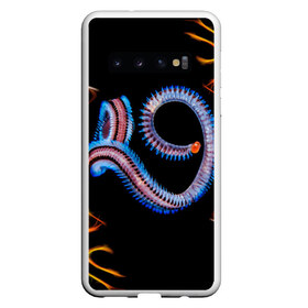 Чехол для Samsung Galaxy S10 с принтом Морское чудо , Силикон | Область печати: задняя сторона чехла, без боковых панелей | Тематика изображения на принте: fish | sea | водоросли | майки с морем | майки с прикольными рыбками | майки с рыбками | море | морская рыба | морские картинки | морские фото | морское чудо | прикольные рыбки | рыба | рыбка | хищная рыба