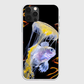 Чехол для iPhone 12 Pro Max с принтом медуза , Силикон |  | fish | sea | водоросли | майки с морем | майки с прикольными рыбками | майки с рыбками | медуза | море | морская рыба | морские картинки | морские фото | прикольные рыбки | рыба | рыбка | рыбки