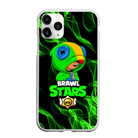 Чехол для iPhone 11 Pro матовый с принтом BRAWL STARS LEON ЛЕОН , Силикон |  | bibi | brawl stars | crow | el brown | leon | leon shark | max | sally leon | shark | stars | werewolf | акула | биби | ворон | леон | оборотень