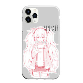 Чехол для iPhone 11 Pro матовый с принтом Kawaii loli anime , Силикон |  | Тематика изображения на принте: anime | loli | manga | pink | sempai | senpai | аниме | лоли | манга | розовый | семпай | тян