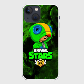 Чехол для iPhone 13 mini с принтом BRAWL STARS LEON ,  |  | bibi | brawl stars | crow | el brown | leon | leon shark | max | sally leon | shark | stars | werewolf | акула | биби | ворон | леон | оборотень