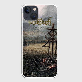 Чехол для iPhone 13 с принтом Lorna Shore   Immortal ,  |  | deathcore | immortal | lorna | metal | music | rock | shore | деткор | метал | музыка | рок