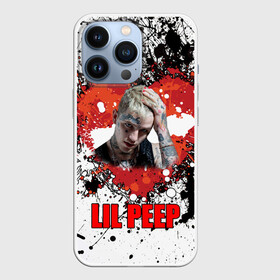 Чехол для iPhone 13 Pro с принтом Lil Peep ,  |  | Тематика изображения на принте: lil | peep | автор | модель | певец | рэпер | хип хоп | эмо рэп.